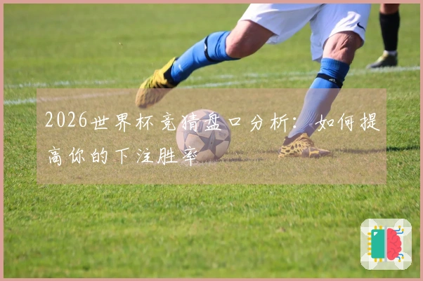 2026世界杯竞猜盘口分析：如何提高你的下注胜率